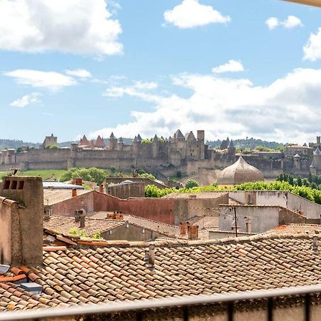 Les Cles De Laure - Wine Loft, Terrasse Et Vue Extraordinaire Sur La Cite Medievale Carcassonne Ngoại thất bức ảnh